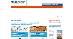 Desktop Screenshot of club-of-home.de